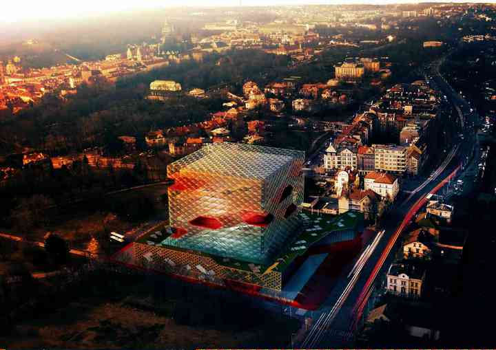 THE RED BAOBAB, PUBLIC LIBRARY pragues_pl010