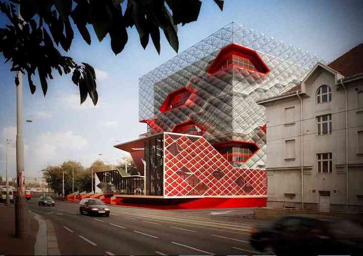 THE RED BAOBAB, PUBLIC LIBRARY pragues_pl015