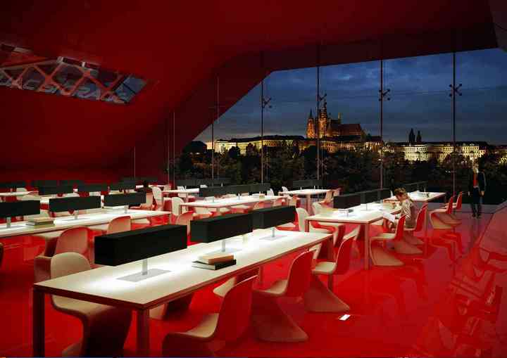 THE RED BAOBAB, PUBLIC LIBRARY pragues_pl016