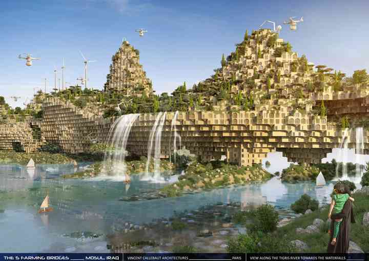 THE 5 FARMING BRIDGES, FIRST PRIZE WINNER mosul_pl005