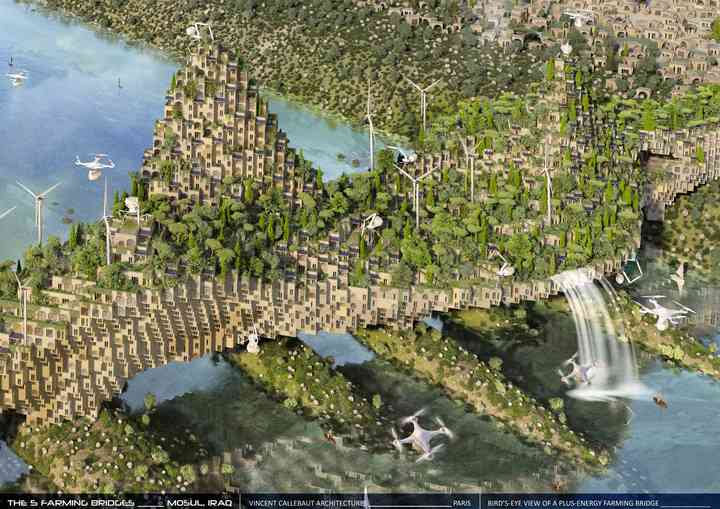 THE 5 FARMING BRIDGES, FIRST PRIZE WINNER mosul_pl008