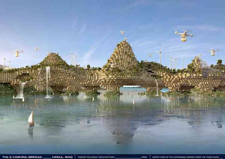 THE 5 FARMING BRIDGES, FIRST PRIZE WINNER mosul_pl016