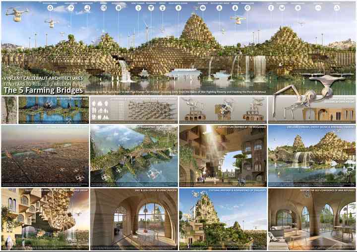 THE 5 FARMING BRIDGES, FIRST PRIZE WINNER mosul_pl022