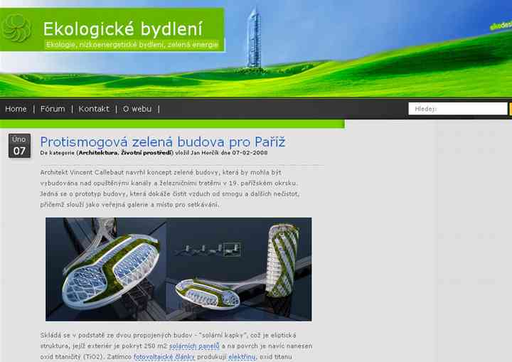 EKOLOGICKE BYDLENI